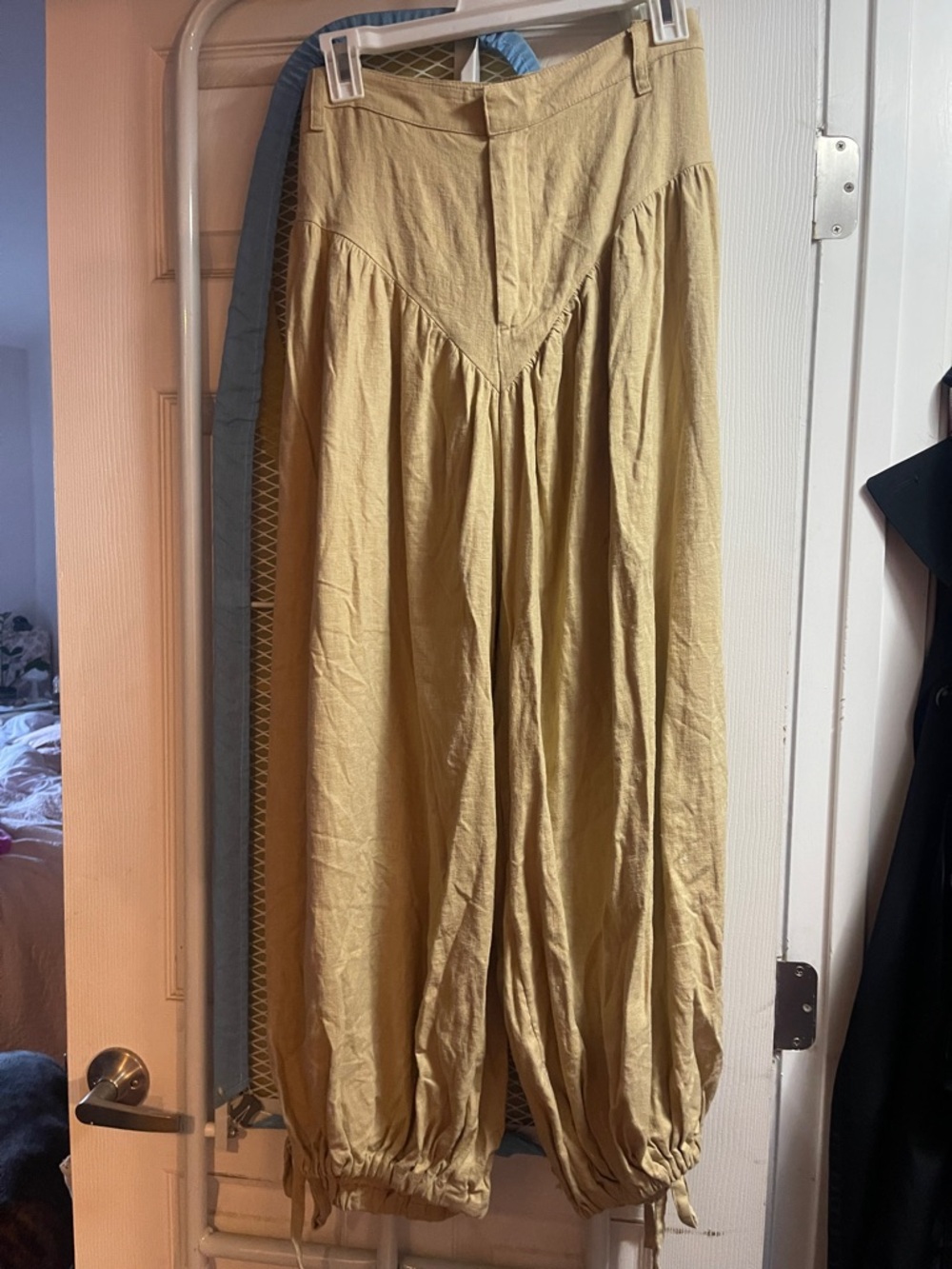 Fe Noel for Target 🎯 High-Waist Wide-Leg Beige Balloon Pants NWOT